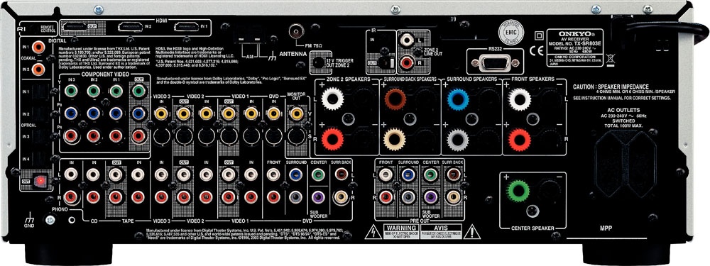 Инструкция onkyo tx sr803e